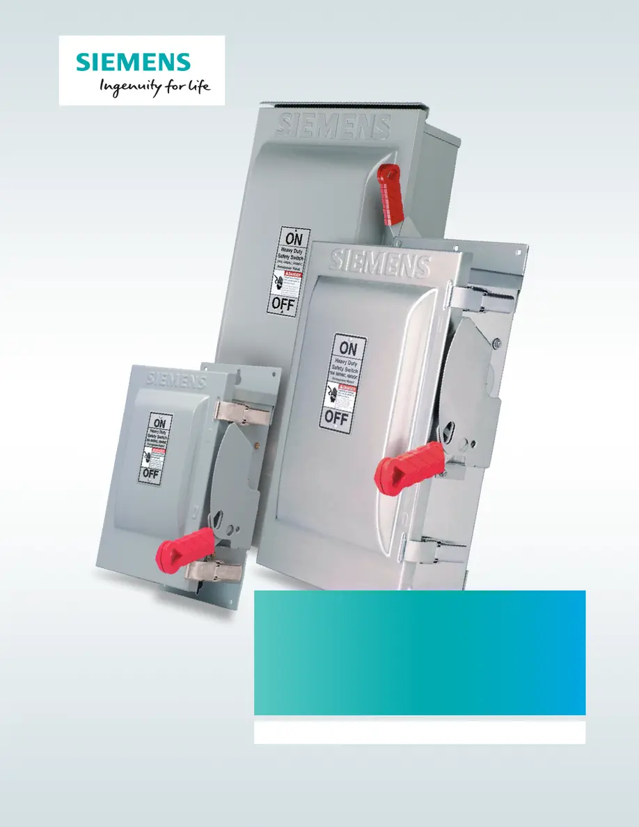 Siemens' Safety Switches